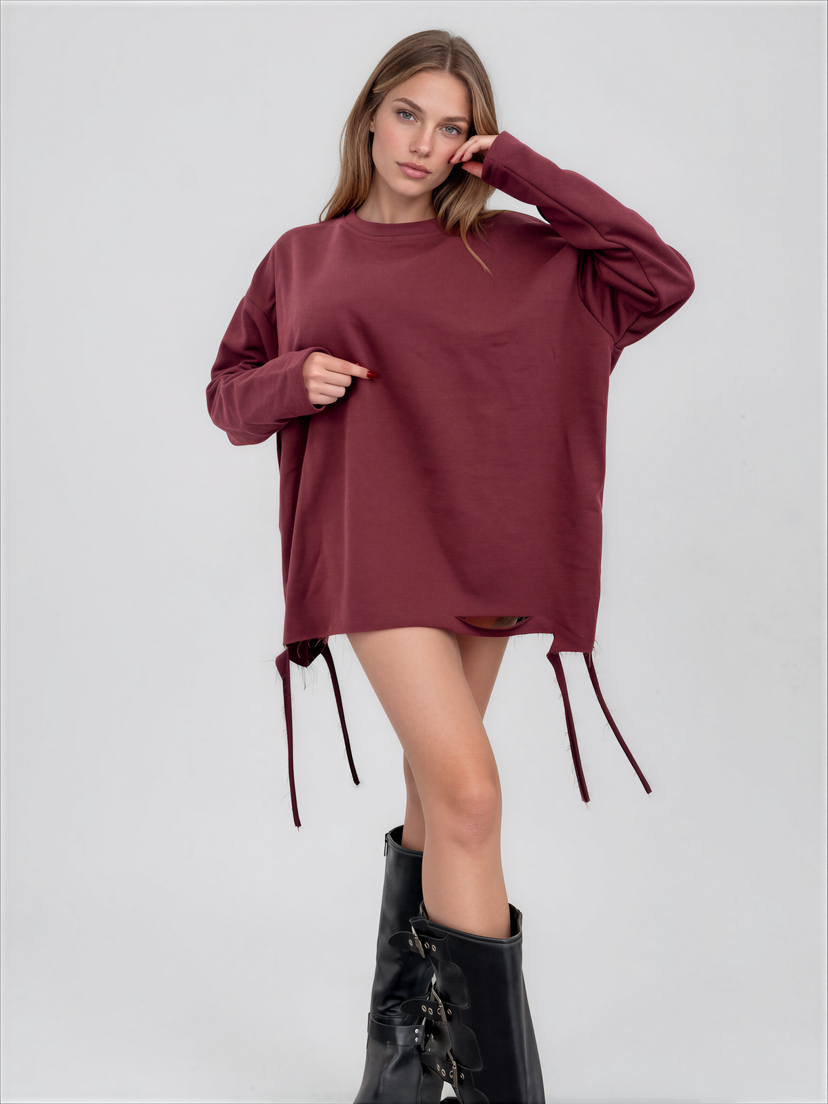 Longsleeve maxi
