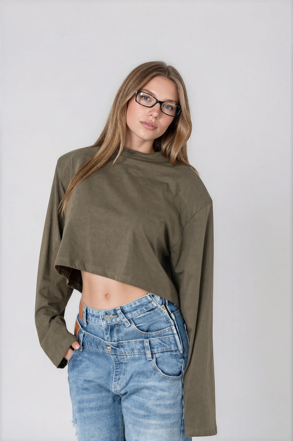 Longsleeve crop Cult