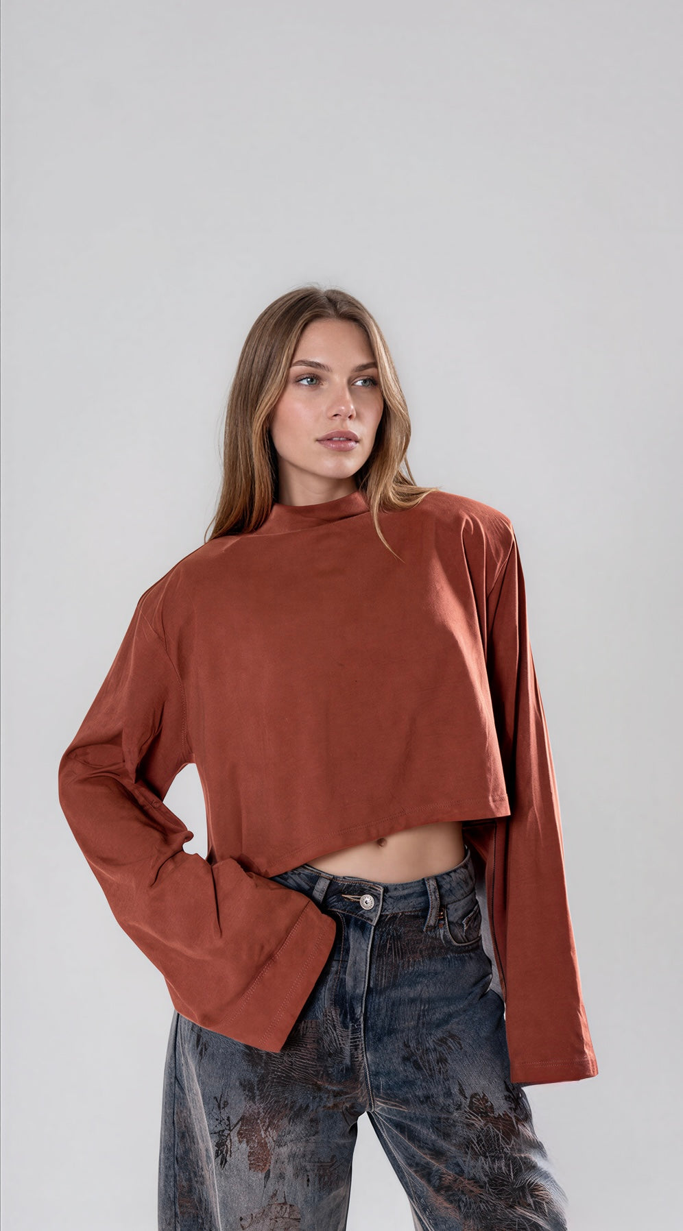 Longsleeve crop Cult