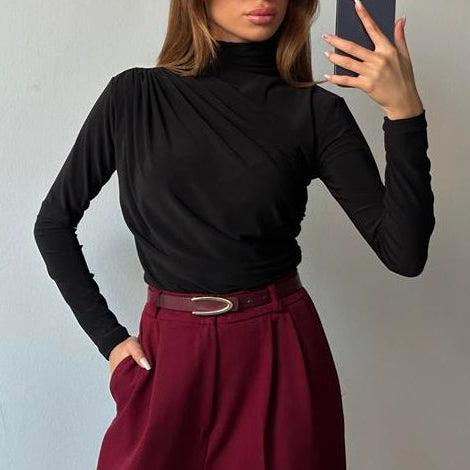 Maglia drappeggiata