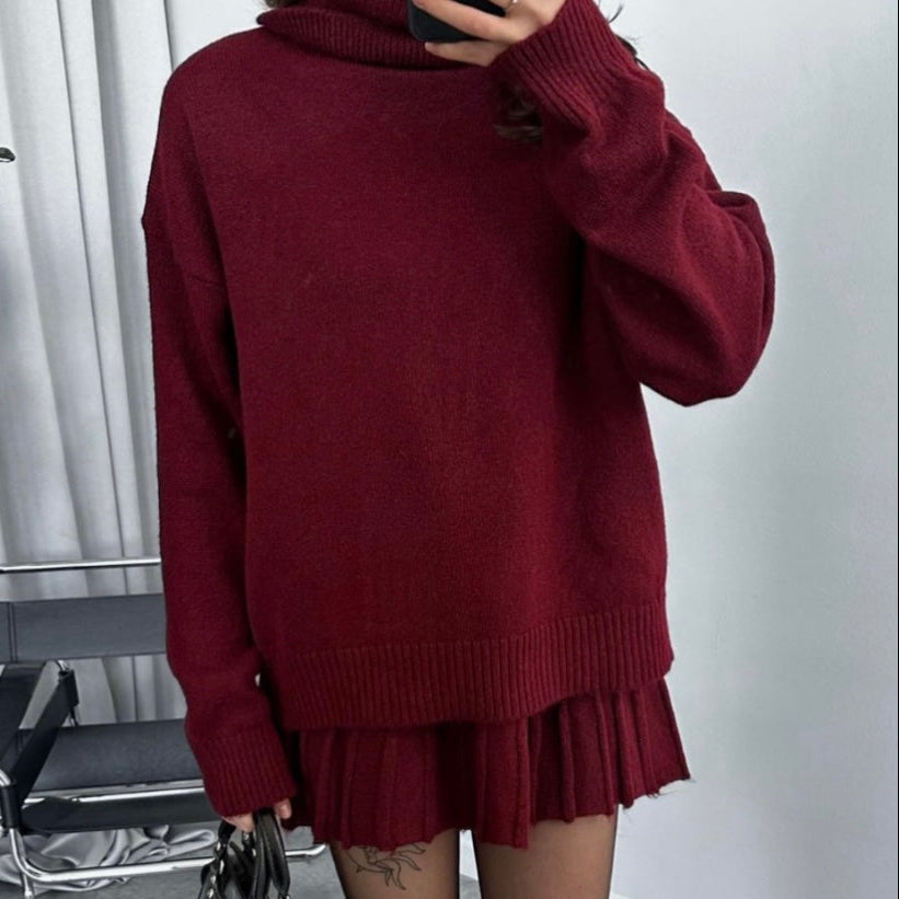 Coordinato gonna in maglia