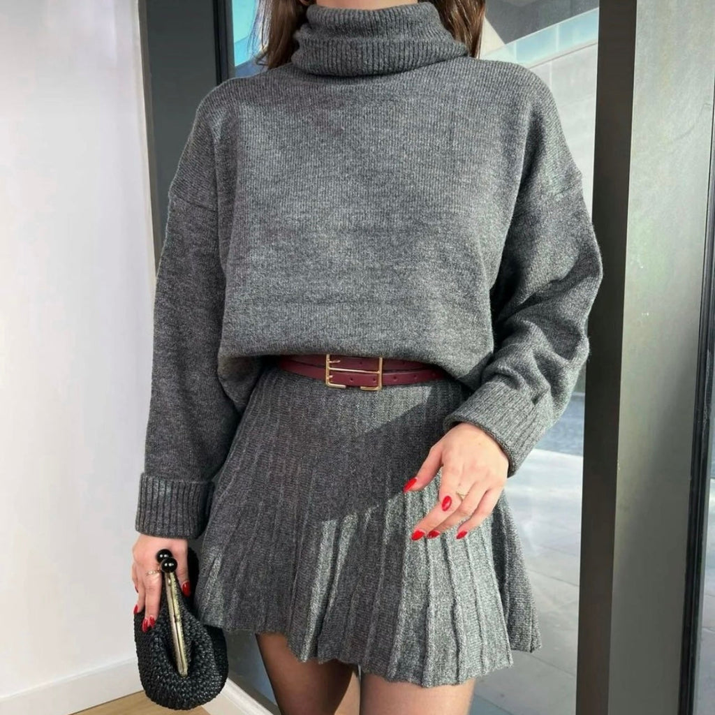 Coordinato gonna in maglia